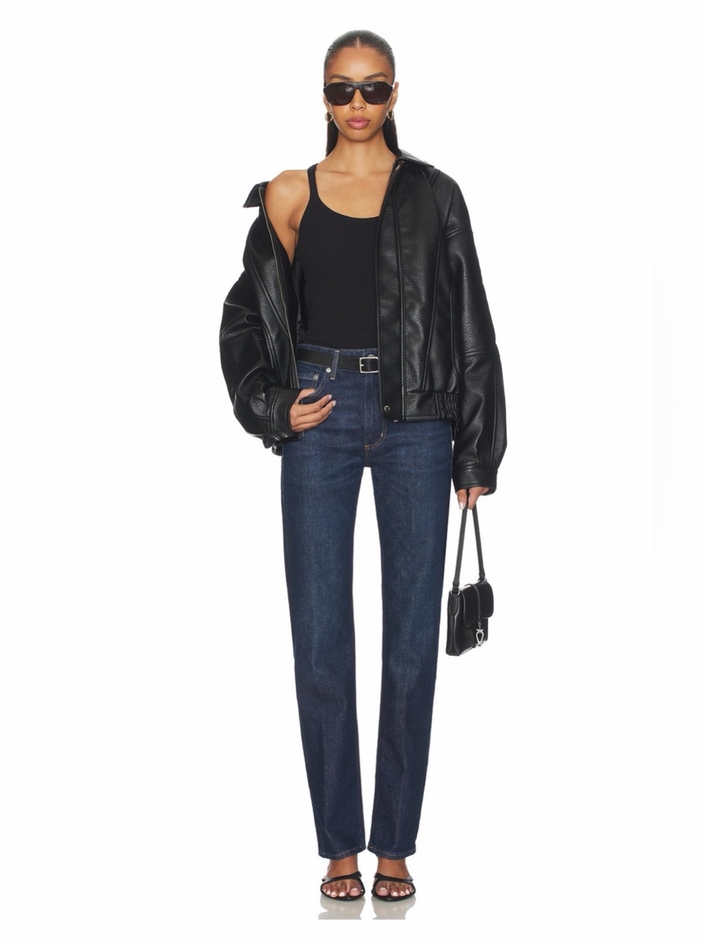 Citizens of Humanity dark wash straight leg jean
